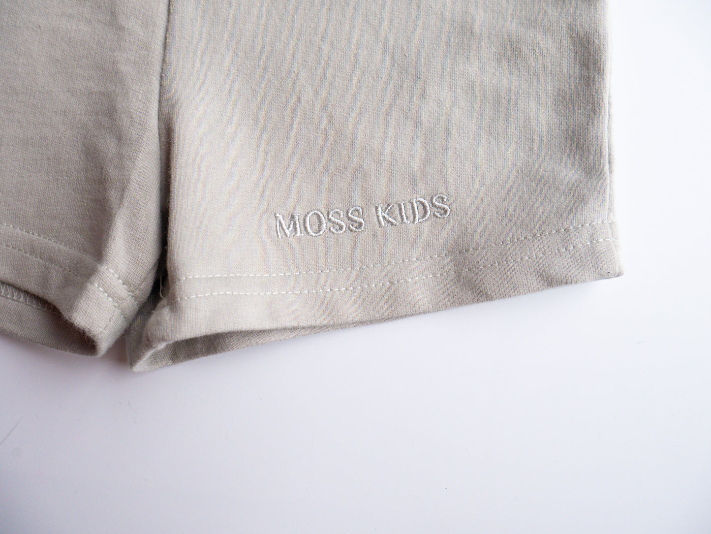 Moss All Day Tee-Short Set (Moss Grey)