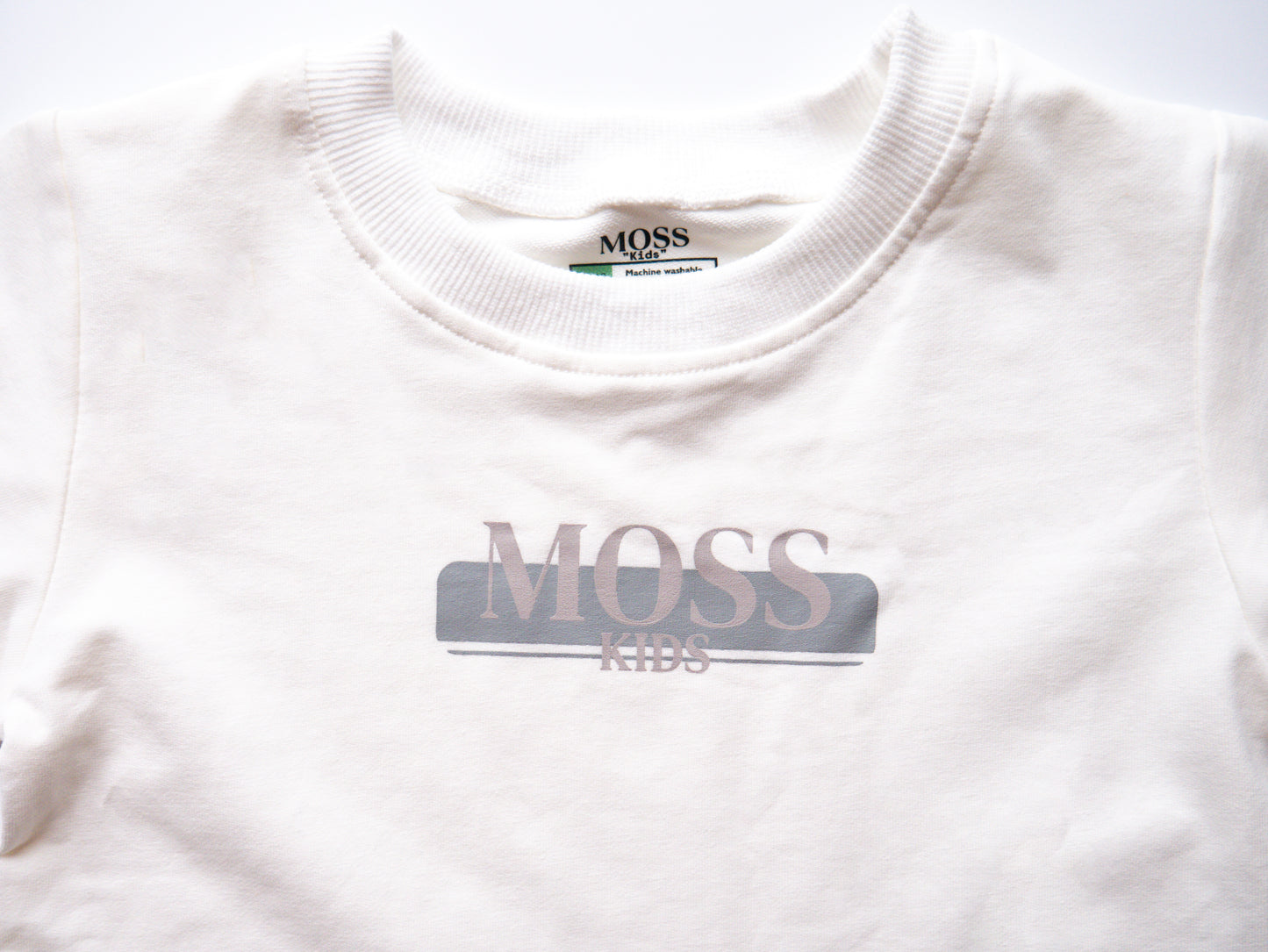 Moss Core Tee-Short Set (Off White)