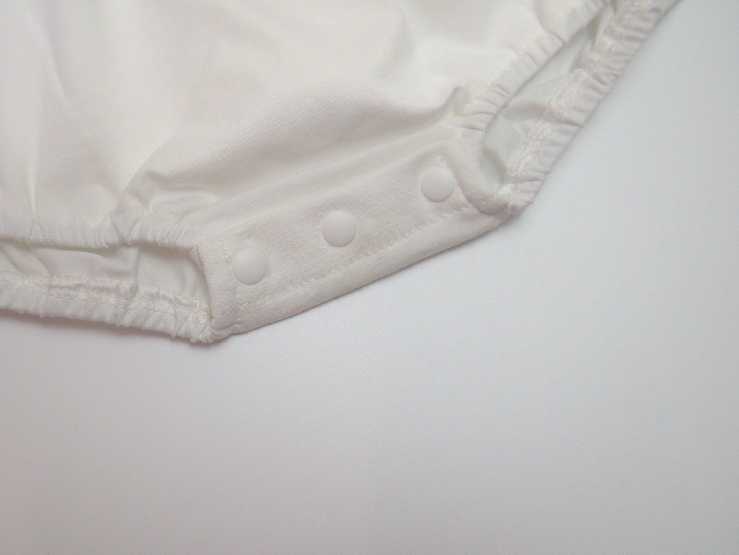 Current Mood Teething Romper (White)