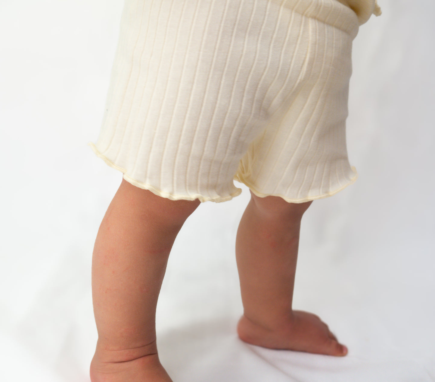 Playroom Singlet-Short Set (Misty Yellow)